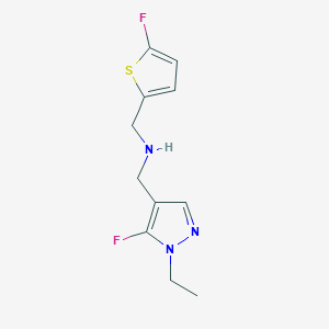 [(1-ethyl-5-fluoro-1H-pyrazol-4-yl)methyl][(5-fluorothiophen-2-yl)methyl]amine