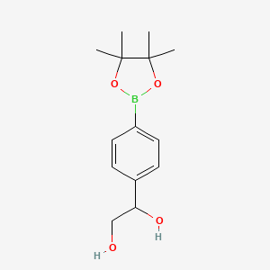 1-(4-(4,4,5,5-Tetramethyl-1,3,2-dioxaborolan-2-yl)phenyl)ethane-1,2-diol