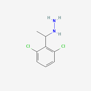 (1-(2,6-Dichlorophenyl)ethyl)hydrazine