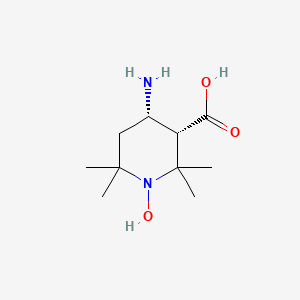 (3S,4S)-4-Amino-1-hydroxy-2,2,6,6-tetramethylpiperidine-3-carboxylic acid