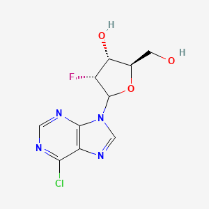 (2R,3R,4R)-5-(6-chloro-9H-purin-9-yl)-4-fluoro-2-(hydroxymethyl)oxolan-3-ol