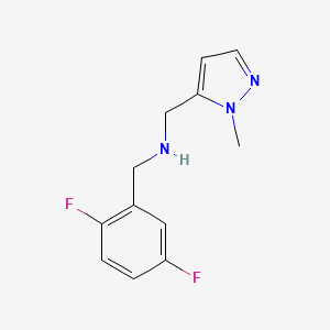 [(2,5-difluorophenyl)methyl][(1-methyl-1H-pyrazol-5-yl)methyl]amine