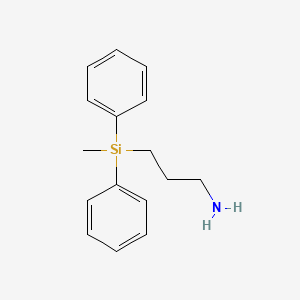 1-Propanamine, 3-(methyldiphenylsilyl)-