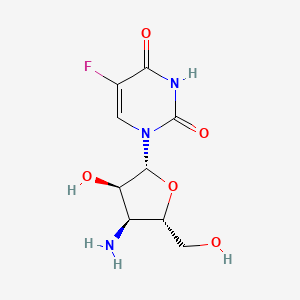 1-((2R,3R,4S,5S)-4-Amino-3-hydroxy-5-(hydroxymethyl)tetrahydrofuran-2-yl)-5-fluoropyrimidine-2,4(1H,3H)-dione