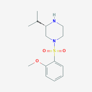 (S)-3-Isopropyl-1-(2-methoxy-benzenesulfonyl)-piperazine