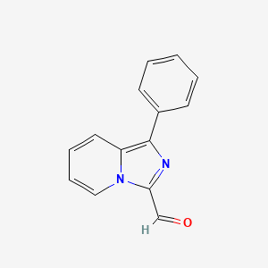 1-Phenylimidazo[1,5-a]pyridine-3-carbaldehyde