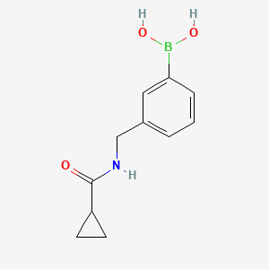 (3-(Cyclopropanecarboxamidomethyl)phenyl)boronic acid