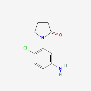 1-(5-Amino-2-chlorophenyl)pyrrolidin-2-one