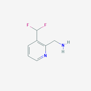 [3-(Difluoromethyl)pyridin-2-yl]methanamine