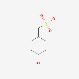 molecular formula C7H11O4S- B11751462 (4-Oxocyclohexyl)methanesulfonate 