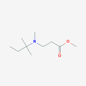 Methyl 3-(methyl(tert-pentyl)amino)propanoate