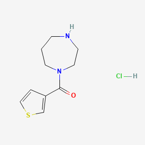 1-[(Thiophen-3-yl)carbonyl]-1,4-diazepane hydrochloride