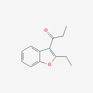 1-Propanone, 1-(2-ethyl-3-benzofuranyl)-