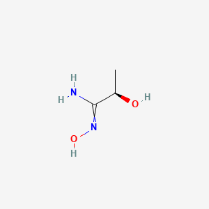 molecular formula C3H8N2O2 B11751542 (2R)-N,2-Dihydroxypropanimidamide 