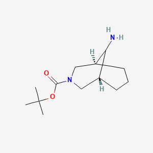 rel-(1R,5S,9s)-tert-Butyl 9-amino-3-azabicyclo[3.3.1]nonane-3-carboxylate