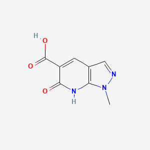 1-Methyl-6-oxo-6,7-dihydro-1H-pyrazolo[3,4-B]pyridine-5-carboxylic acid