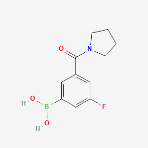 3-Fluoro-5-(1-pyrrolidinylcarbonyl)benzeneboronic acid