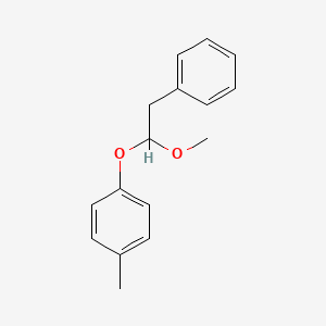 Benzene, 1-(1-methoxy-2-phenylethoxy)-4-methyl-