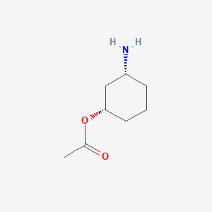 (1S,3R)-3-Aminocyclohexyl acetate