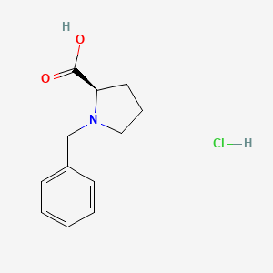 molecular formula C12H16ClNO2 B11751700 1-benzyl-D-proline hydrochloride 