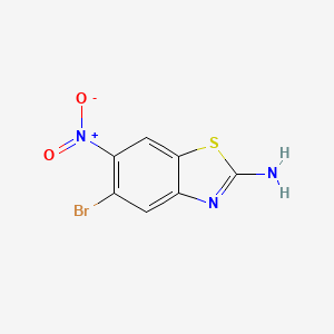 5-Bromo-6-nitrobenzo[d]thiazol-2-amine