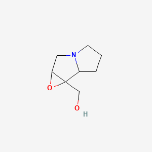 {Hexahydro-1AH-oxireno[2,3-A]pyrrolizin-6B-YL}methanol