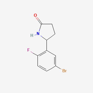 5-(5-Bromo-2-fluorophenyl)pyrrolidin-2-one