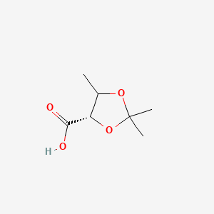 (4S)-2,2,5-trimethyl-1,3-dioxolane-4-carboxylic acid