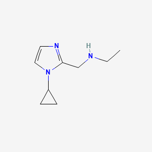 N-((1-cyclopropyl-1H-imidazol-2-yl)methyl)ethanamine