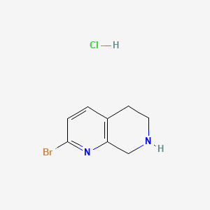 2-Bromo-5,6,7,8-tetrahydro-1,7-naphthyridine hydrochloride