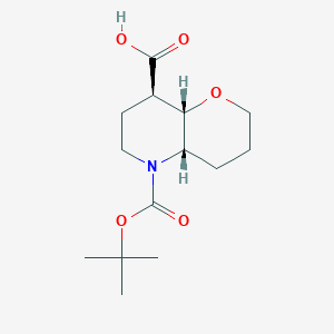 (4aS,8R,8aS)-5-[(2-methylpropan-2-yl)oxycarbonyl]-2,3,4,4a,6,7,8,8a-octahydropyrano[3,2-b]pyridine-8-carboxylic acid