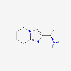 (1R)-1-{5H,6H,7H,8H-imidazo[1,2-a]pyridin-2-yl}ethan-1-amine