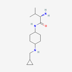 (S)-2-Amino-N-(4-((cyclopropylmethyl)amino)cyclohexyl)-3-methylbutanamide