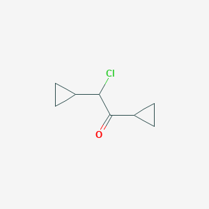 2-Chloro-1,2-dicyclopropylethan-1-one