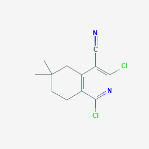 1,3-Dichloro-6,6-dimethyl-5,6,7,8-tetrahydroisoquinoline-4-carbonitrile