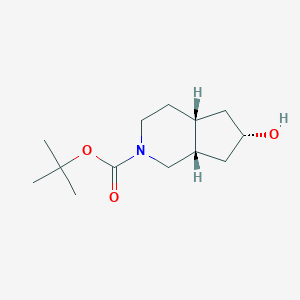 tert-Butyl (4aR,6S,7aS)-rel-6-hydroxy-octahydro-1H-cyclopenta[c]pyridine-2-carboxylate