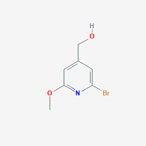 molecular formula C7H8BrNO2 B11751890 (2-Bromo-6-methoxypyridin-4-yl)methanol 