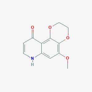 5-methoxy-2H,3H-[1,4]dioxino[2,3-f]quinolin-10-ol