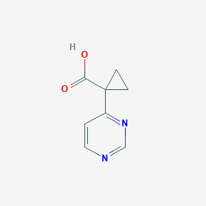 1-(Pyrimidin-4-yl)cyclopropanecarboxylic acid