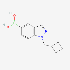 [1-(Cyclobutylmethyl)-1H-indazol-5-yl]boronic acid