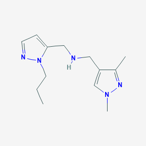 [(1,3-dimethyl-1H-pyrazol-4-yl)methyl][(1-propyl-1H-pyrazol-5-yl)methyl]amine