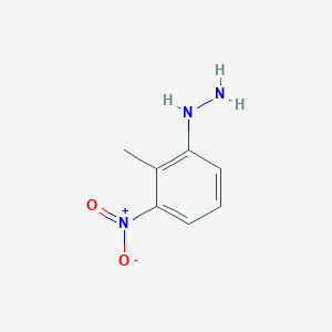 molecular formula C7H9N3O2 B11751934 (2-Methyl-3-nitrophenyl)hydrazine 