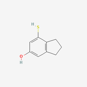 7-Mercapto-2,3-dihydro-1H-inden-5-ol