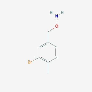 O-[(3-bromo-4-methylphenyl)methyl]hydroxylamine