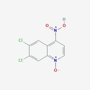 6,7-Dichloro-4-nitroquinoline 1-oxide