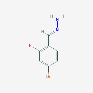 (4-Bromo-2-fluorobenzylidene)hydrazine