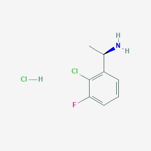 (R)-1-(2-Chloro-3-fluorophenyl)ethanamine hydrochloride