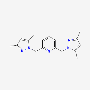 2,6-bis((3,5-dimethyl-1H-pyrazol-1-yl)methyl)pyridine