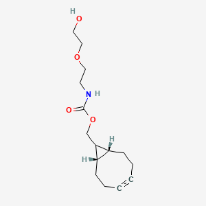 [(1R,8S)-bicyclo[6.1.0]non-4-yn-9-yl]methyl N-[2-(2-hydroxyethoxy)ethyl]carbamate