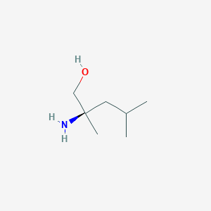 (2R)-2-amino-2,4-dimethylpentan-1-ol